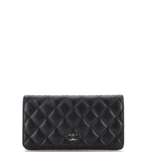 L-Yen Wallet Quilted Caviar