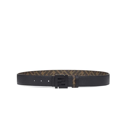 Fendi Leather And Fabric Belt 