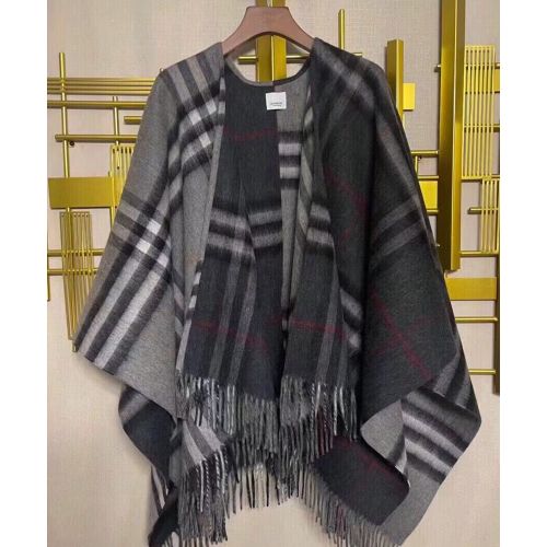 Burberry Women's Contrast Checked Wool Mix Shawl