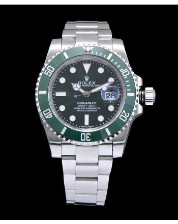 Rolex Stainless Steel Submariner Watch Green