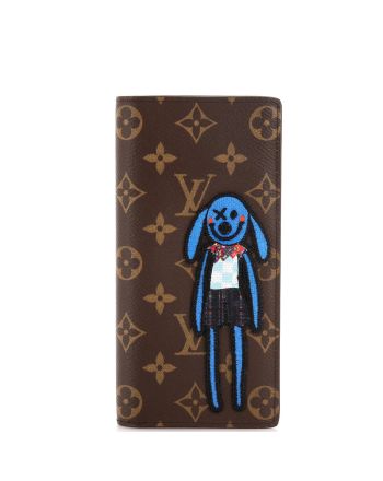 Brazza Wallet Monogram Canvas with LV Friends Patch