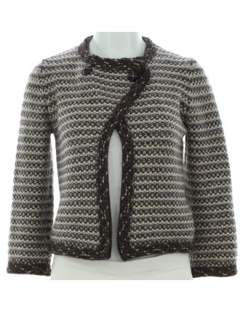 Women's Crossover Knit Cardigan Cashmere Blend