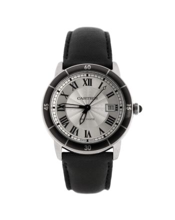 Ronde Croisiere de Cartier Automatic Watch Stainless Steel and Leather 42