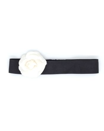 Camellia Ribbon Headband Silk